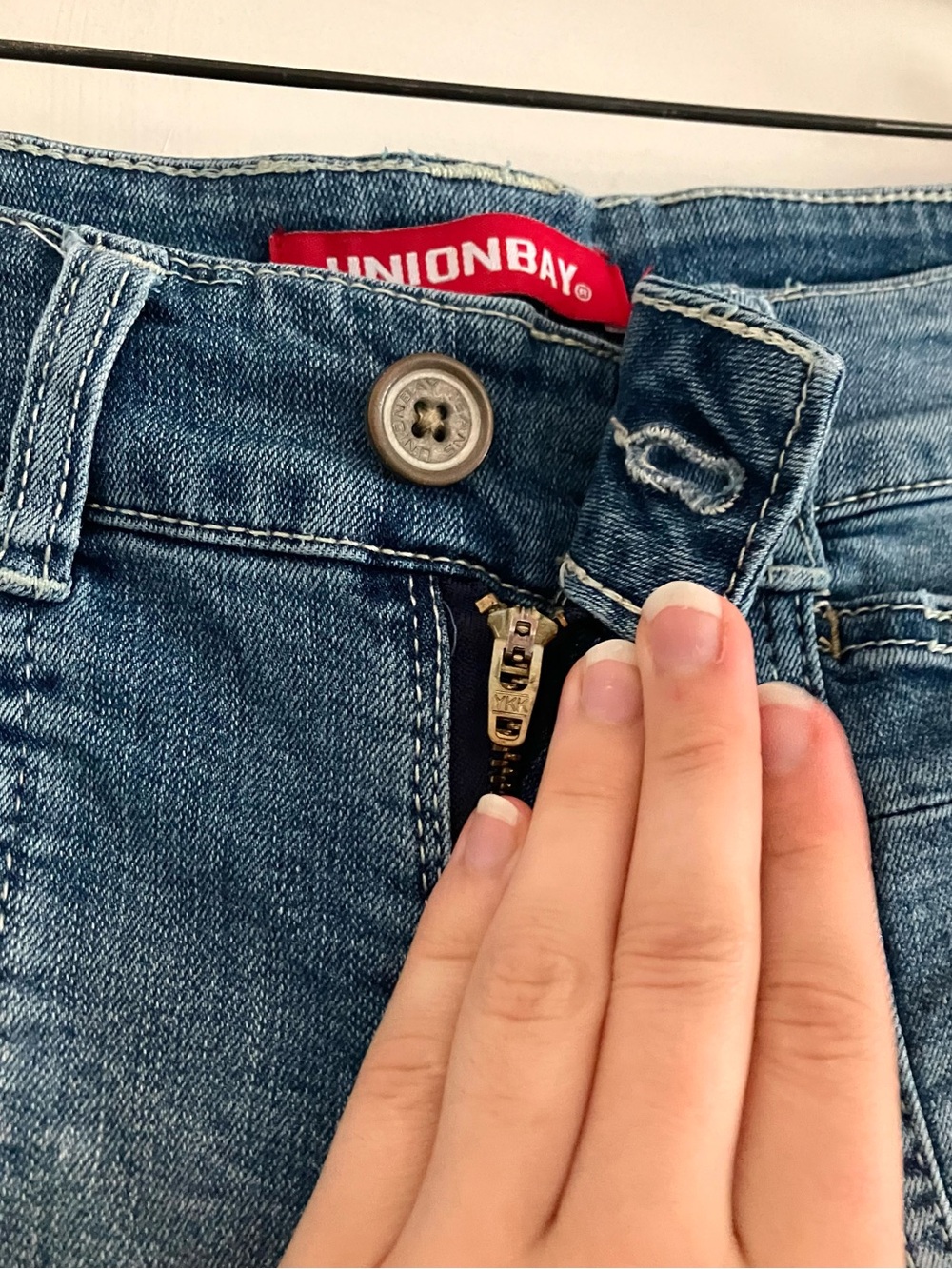 Vintage UnionBay Delaney Y2k Casual Boho Festival Utility Denim Shorts-Size 5 - Picture 5 of 10